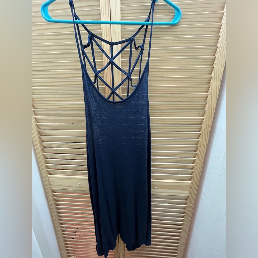 Blue Island strapy dress/cover-up